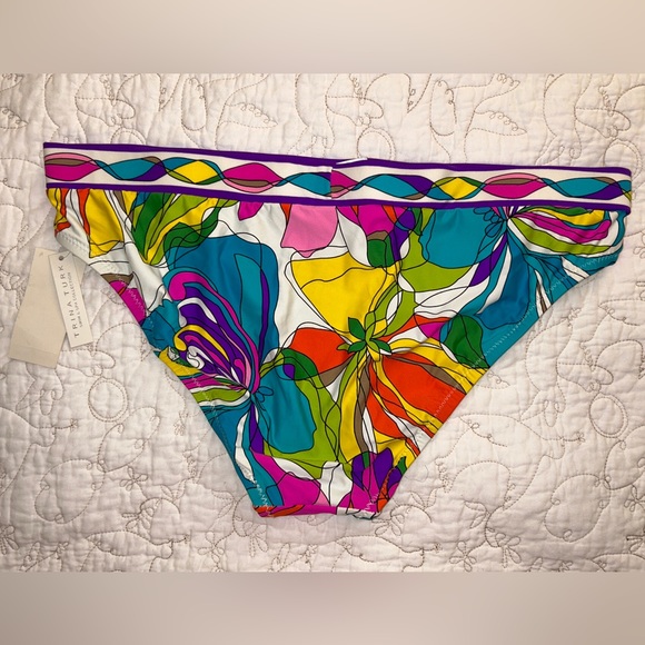NWT! TRINA TURK BIKINI top and two bottoms — Size 12 — Ret: $236!!! - Picture 5 of 10